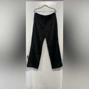 CARABELLA Ladies Black Satin Eveningwear Cocktail Formal‎ Wedding Trousers Sz 10
